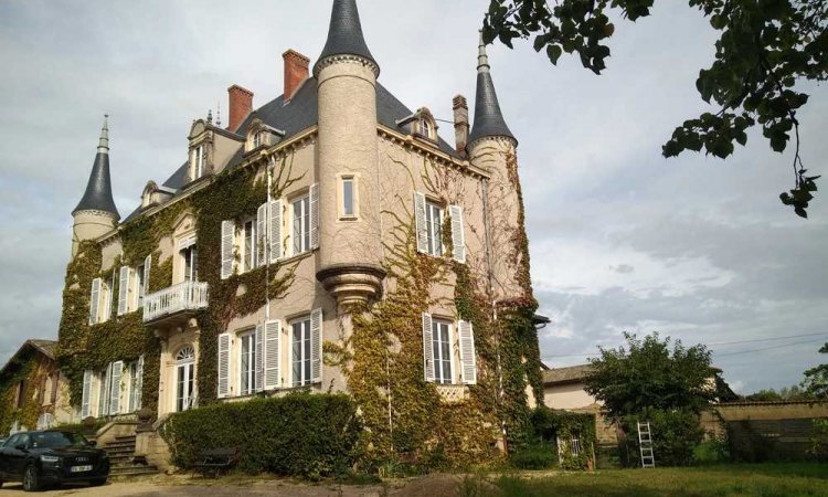 Nettoyage de vitres d'un château - Villefranche-sur-Saône - René FOURRICHON